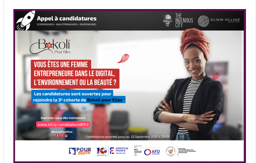 Bokoli Pour Elles : candidatures ouvertes pour la 3ᵉ cohorte
