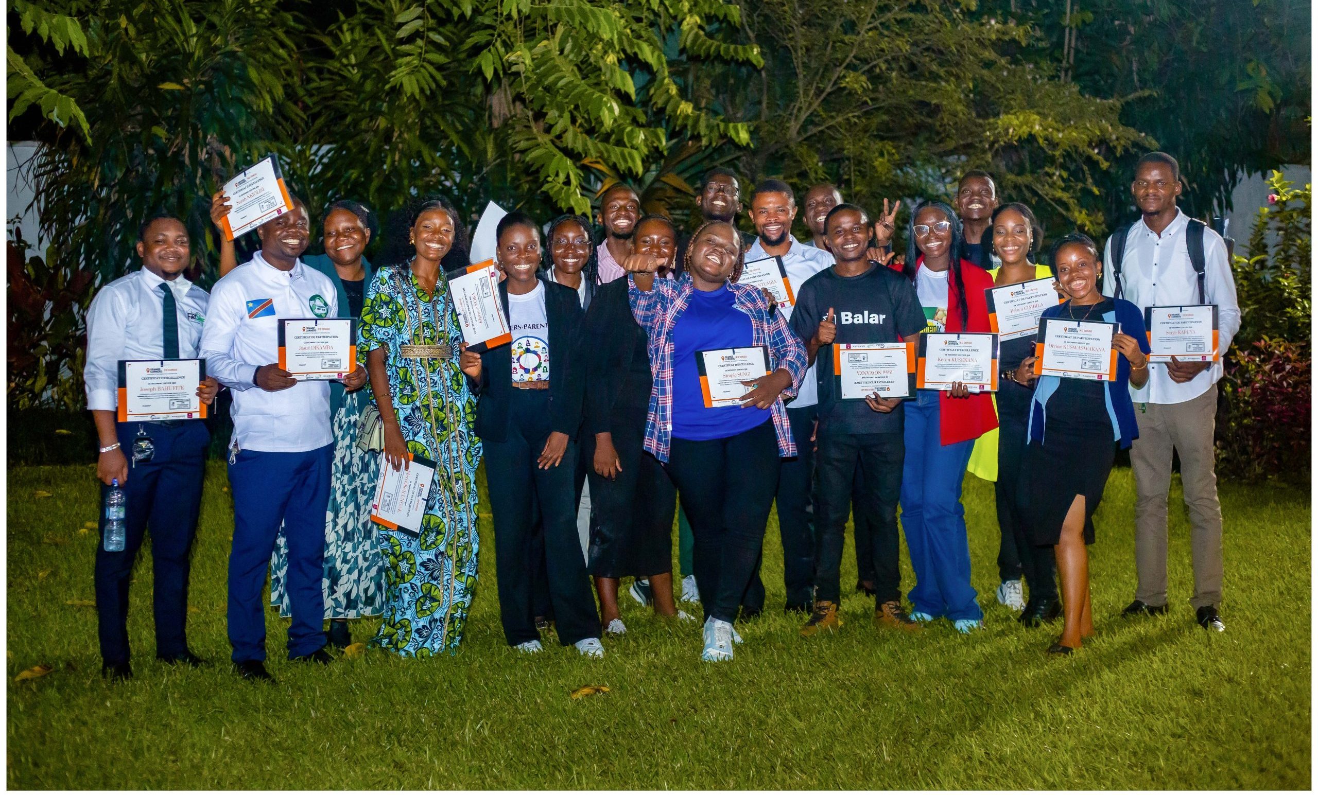 Entrepreneurs Orange Corners avec certificats