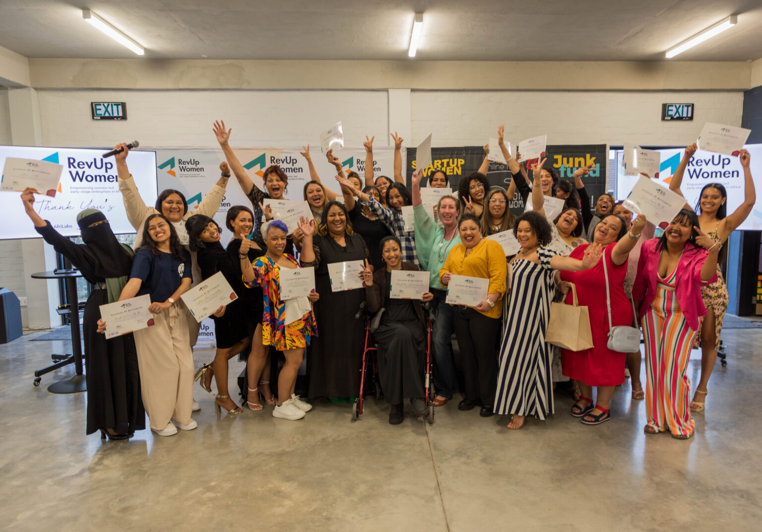 Temps fort graduation RevUp Women